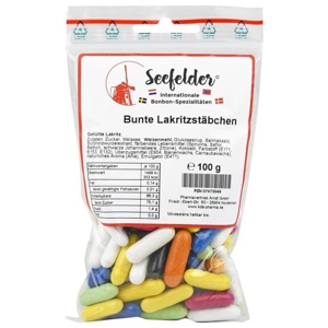 SEEFELDER bunte Lakritzstäbchen KDA Produktbild