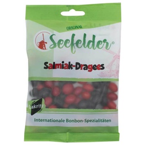 Seefelder Salmiak Dragees KD, 100 g Dragees Produktbild