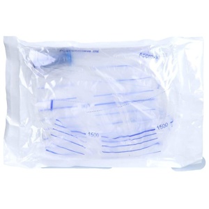 Sekretbeutel steril 1,5 l 90 cm Schlauch Produktbild