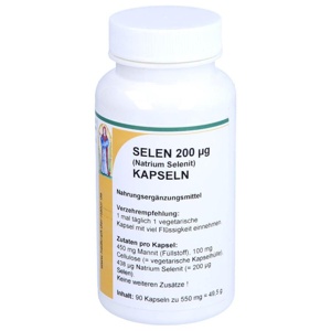 SELEN 200 μg Natriumselenit Kapseln Produktbild