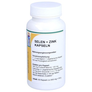 SELEN 50 μg plus Zink Kapseln Produktbild