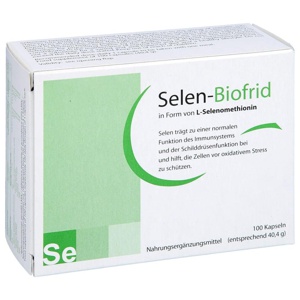 Selen Biofrid Kapseln, 100 St Kapseln Produktbild