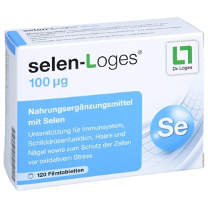 selen-Loges 100 Mikrogramm 120 St Filmtabletten Produktbild