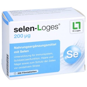 selen-Loges 200 µg 200 St Filmtabletten Produktbild