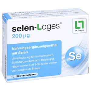 selen-Loges 200 Mikrogramm 120 St Filmtabletten Produktbild