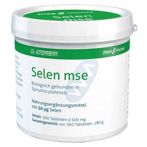 Selen Mse 50 µg Tabletten, 360 St Tabletten Produktbild