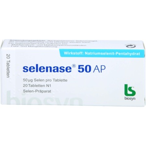 SELENASE-50-AP-Tabletten Produktbild