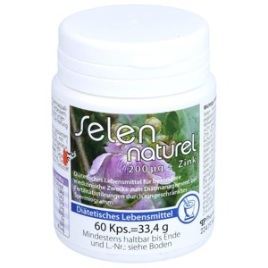 SELENNATUREL 200 μg+Zink Kapseln Produktbild