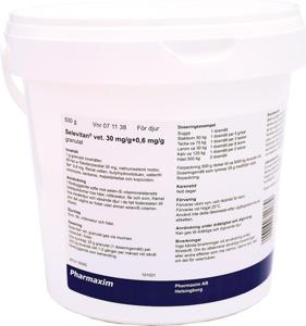 Selevitan Vet Granulat 30 mg/g+0,6 mg/g, 500 g produkt bild