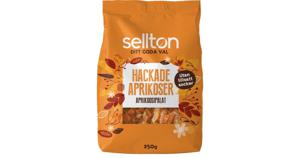 Sellton Hackade Aprikoser 250 g produkt bild
