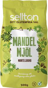 Sellton Mandelmjöl 500 g produkt bild