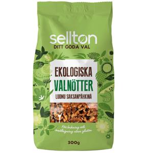 Sellton Valnötter Eko 300 g produkt bild