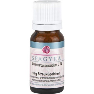 SEMECARPUS anacardium D 12 Globuli Produktbild