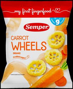 Semper Carrot Wheels 9 månader 15 g produkt bild