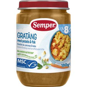 Semper Fiskgratäng med potatismos 8M 190 g produkt bild