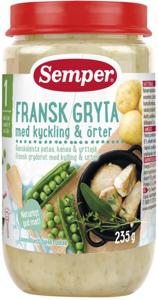 Semper Fransk Gryta med kyckling och örter från 1 år produkt bild
