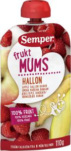 Semper Fruktmums Hallon 110 g produkt bild