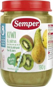 Semper Fruktpuré Kiwi & Päron 8M 190 g produkt bild