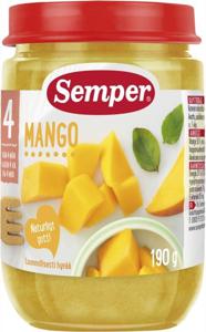 Semper Fruktpuré Mango 4M 190 g produkt bild