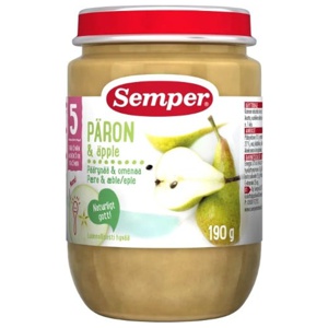 Semper Päronpuré från 5 månader 190g produkt bild