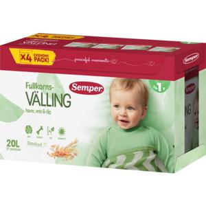 Semper Fullkornsvälling Havre Vete & Råg 12m 20 L produkt bild
