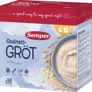 Semper Godnatt Gröt Natural 6m produkt bild