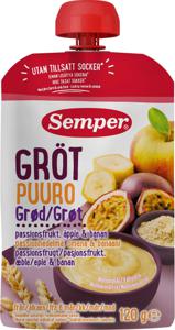 Semper Grötklämmis Passionsfrukt från 6 månader 120 g produkt bild