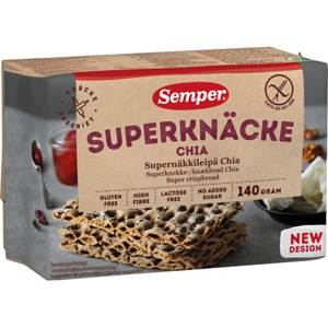 Semper Knækbrød M. Chia   140 g produktbillede