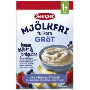 Semper Mjölkfri Fullkornsgröt Bär 400 g produkt bild