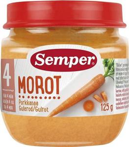 Semper Morot från 4 månader 125g produkt bild