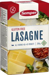 Semper Pasta glutenfri lasagne 250 g produkt bild