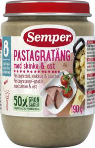 Semper Pastagratäng med Skinka & Ost 8M 190 g produkt bild
