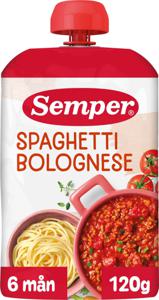 Semper Spagetti Bolognese 6 Mån 120g produkt bild