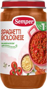 Semper Spaghetti Bolognese 1 år 235 g produkt bild