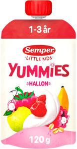Semper Yummies Hallon 1-3 år produkt bild