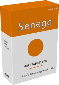 Senega Halstabletter 40 st produkt bild