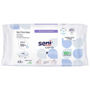 Seni care Aqua Feuchttücher Produktbild