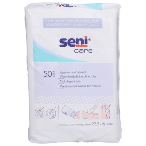 SENI care Waschhandschuhe unfoliert Produktbild