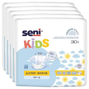 seni KIDS junior extra 15+ kg, 5X30 St n.v. Produktbild