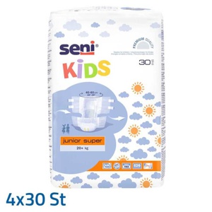 Seni KIDS junior super 20+ kg, 4X30 St n.v. Produktbild