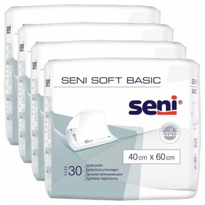 Seni Soft Basic Bettunterlage 40x60 cm, 4X30 St n.v. Produktbild