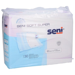 SENI Soft Super Bettschutzunterlagen 90x170 cm 30 St Produktbild