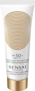 Silky Bronze Protective Cream Face SPF50+ 50 ml produkt bild