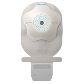 SenSura Mio Convex Flip 1-dels tömbar, Maxi, grå, m insp.lucka, uppklippbart h, 10 styck produkt bild