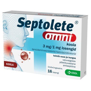 Septolete omni koola loseng 3mg+1mg n16 toote pilt