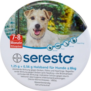 Seresto Halsband für kleine Hunde bis 8 kg, 1 St Halsband Produktbild