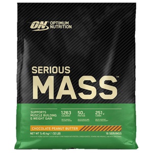 Optimum Nutrition Serious Mass Chocolate Peanut Butter 5455g produkt bild