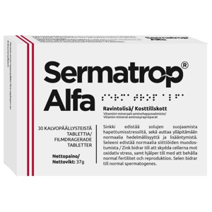 Sermatrop Alfa® 30 tabletter produkt bild