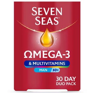 Seven Seas Omega 3 & Multivitamins Man 50+ Pack of 30 Duo product image