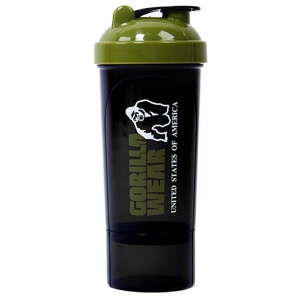 Shaker Compact Svart/Grön 400 ml + 100 ml produkt bild